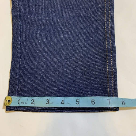 Diamond Gusset Women's Motorcycle Raw Denim Rigid High Rise Jeans 25.5 x 34 - Picture 12 of 12